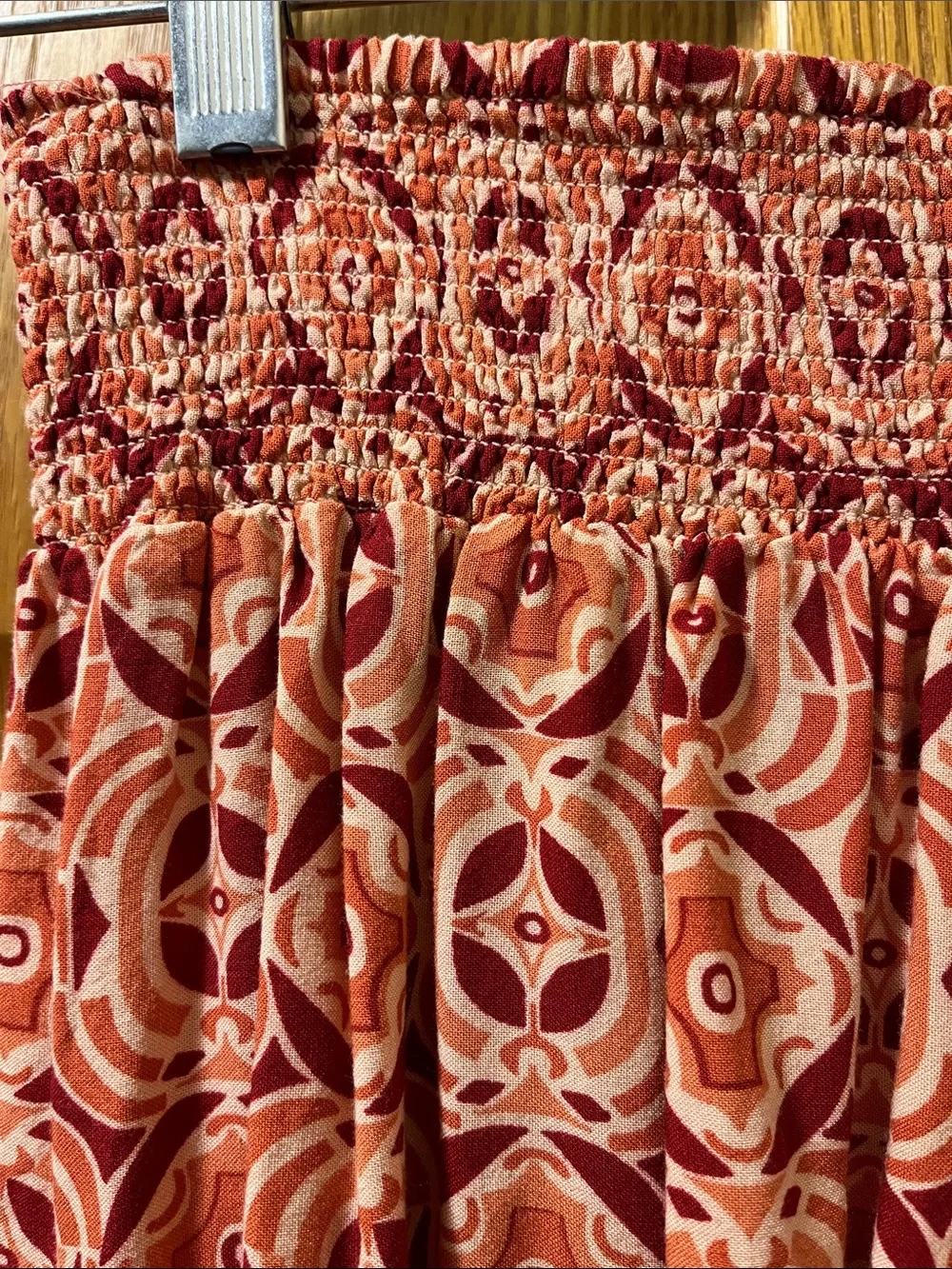 Rachel Zoe Pink and Red Printed Skirt. C & C top